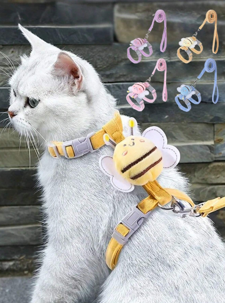 Correa De Gato Con Forma Linda De Abeja