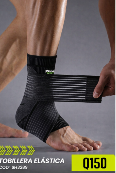 TOBILLERA GTO DE COMPRESIÓN NEGRA