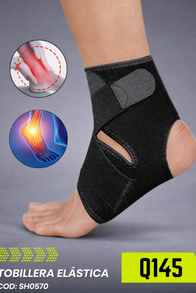 TOBILLERA Elastica Negra