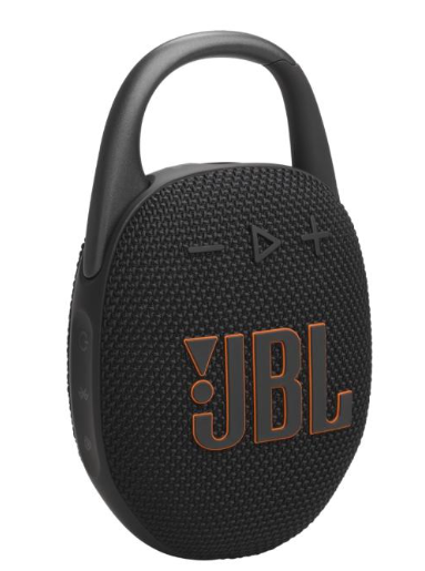 JBL Clip 5 - Altavoz - para uso portátil - inalámbrico - Bluetooth - controlado por aplicación - 7 vatios - Negro