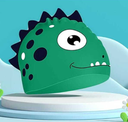 [st2305171332132734] Gorro de natación con dinosaurio impermeable