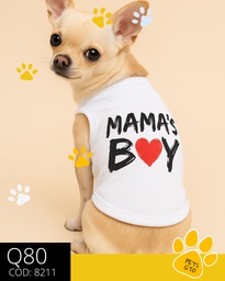 Camisita Blanca Mama Boy