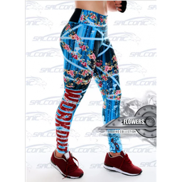 [FLOWERA] Licra Para Mujer Salconic FLOWERA